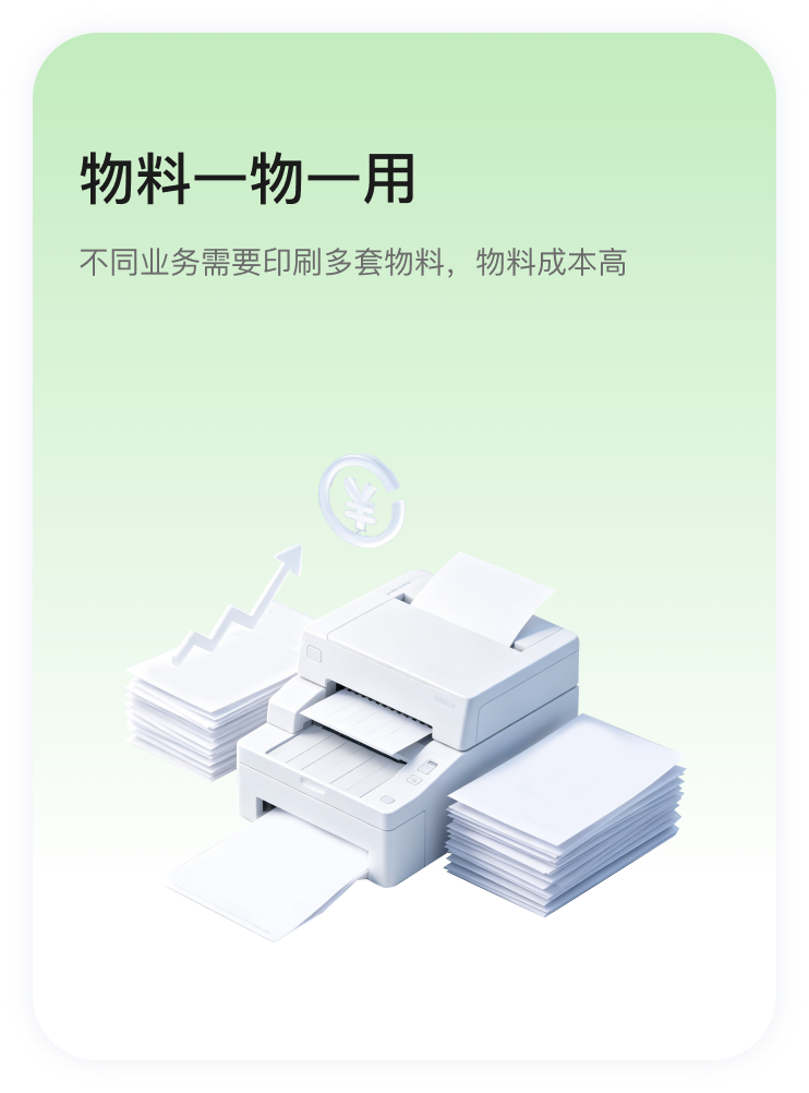 物料一物一用：不可重复使用的防伪管控，保证权益