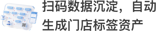 扫码数据沉淀，自动生成门店标签资产